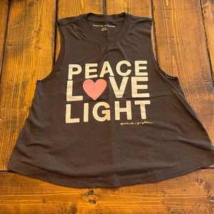 Spiritual Gangster Peace Love Light Muscle Tank